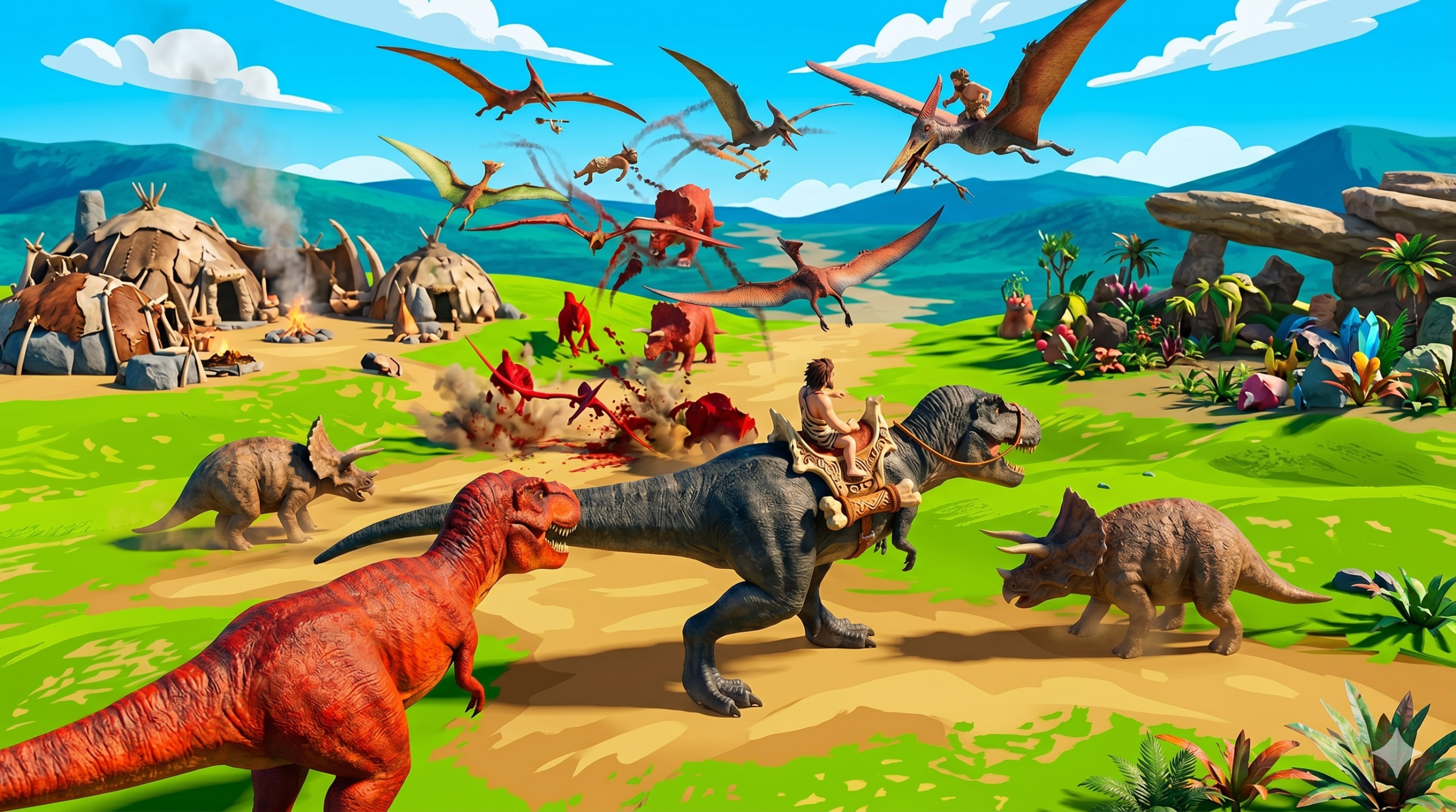 Dino Islands: Collect & Fight